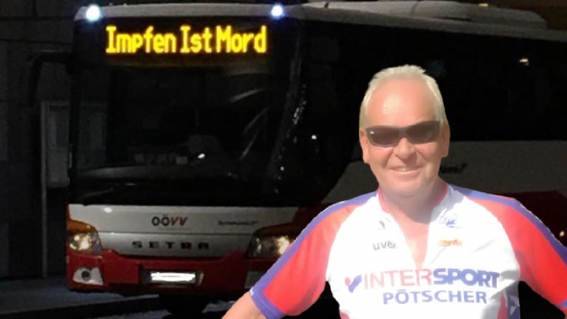 2G-Fascho-�sterreich
                                                          25.11.2021:
                                                          Busfahrer
                                                          gegen die
                                                          GENimpfung: Er
                                                          heisst
                                                          Manfred:
                                                          "Wir
                                                          leben nicht
                                                          mehr in einer
                                                          Demokratie"Dieser
                                                          Mut-Busfahrer
                                                          setzte sein
                                                          Zeichen gegen
                                                          die
                                                          Corona-Diktatur