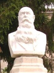 Dr. Antonino Sciascia, monument in
                            Canicatt� (southern coast line of Sicily)