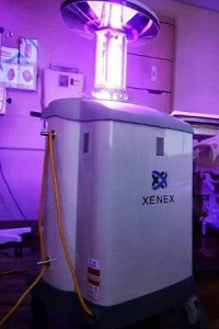 UV-Licht-Desinfektionsroboter von Xenex
                  "Xenex-Hospital UV Light 300"