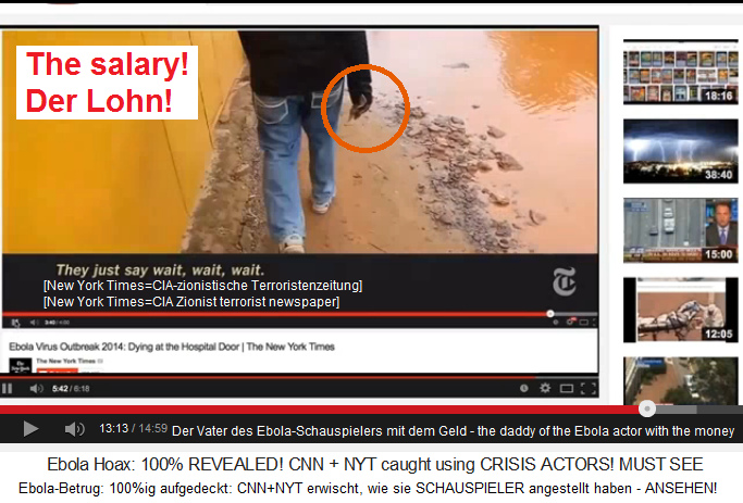 Der Videokanal von
                            "Shawn Y" zeigt den angeblichen
                            Papa mit dem Bargeld 02