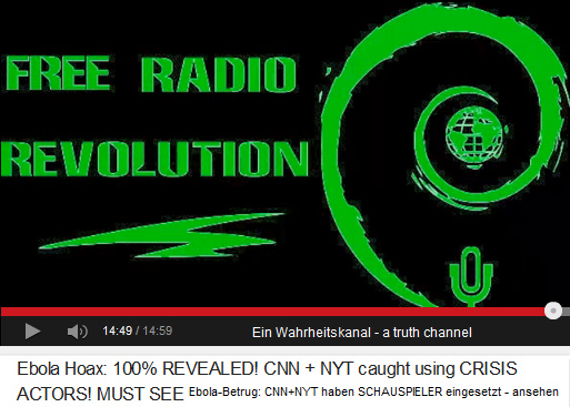 Das Logo des
                            Wahrheits-Videokanals "Free Radio
                            Revolution"