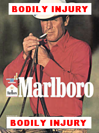 Cigarette propaganda is
                            propaganda for bodily injury!