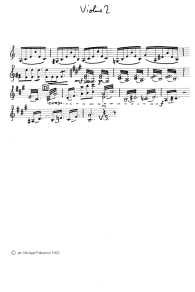 B�riot: ballet scenes (Sc�nes de
                              ballet) for violin and piano, violin tutti
                              part (page 2)