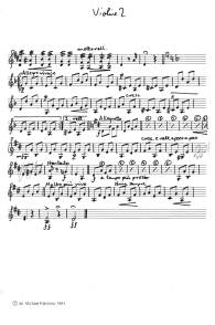 Gypsy album: Monti: Cz�rd�s, violin
                              tutti part (page 2)