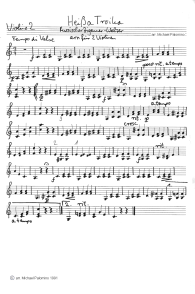 Gypsy album: Russian Gypsy waltz
                              "Hot Troika", violin tutti part