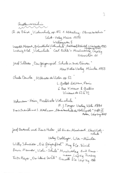 Duoalbum f�r 2 Violinen. Halbe und
                              erste Lage, Seite 3, Quellen