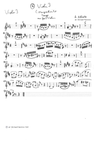 Alberto: Tango "Compadrito"
                          ("My friend"), Violin 3