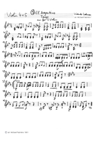 Loduca: Tango "El Argentino"
                          ("Argentine tango"), violins 4 and
                          5