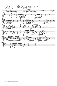 Roma / Maffia: Tango "Dejalo
                          hermano" ("Let it be, my
                          brother"), violin 3