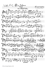 Vradier: Tango "La Paloma"
                          ("The pigeon"), violin 1 and 2