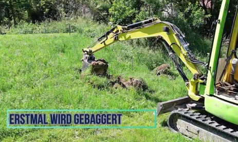 Here an excavator comes:
                              It's time to work