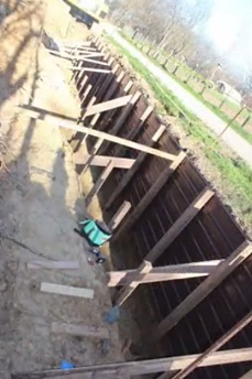 la pared frontera est� fijada