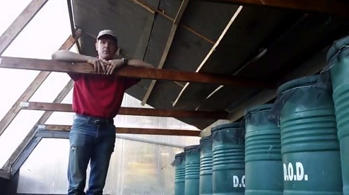 El techo del
                                norte en invierno es completamente
                                negro