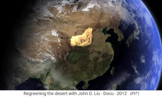 La meseta de Loess en China, foto
                      satelital