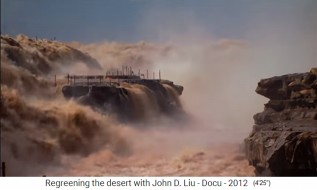 China: El r�o Amarillo
                        roba el loess de la meseta de Loess