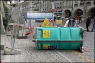 6.10.2007: Schande von Bern 023: WC-H�sli
                        umgekippt