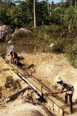 Goldsucher in
                        Brasilien