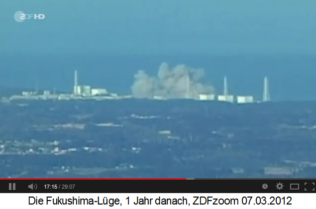 Explosion von Reaktoren des
                Atomkraftwerks in Fukushima Daiichi, 11. M�rz 2011
