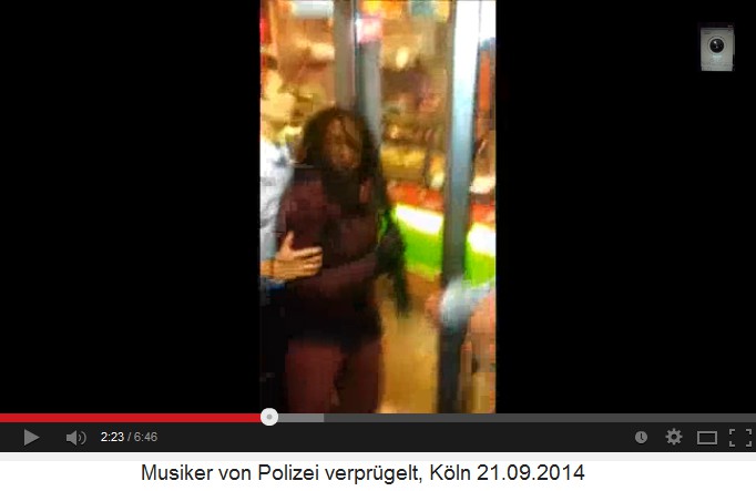 Ein zweiter Scharia-Polizist packt
                              die S�ngerin 08