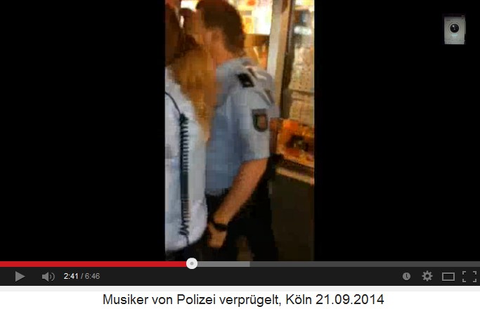 Polizisten im Anmarsch