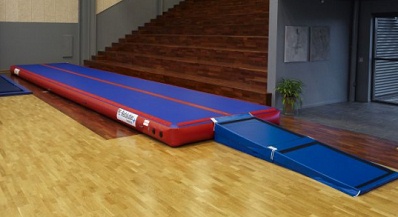 Trampoline 06:
                            trampoline track 02 inflatable, from the
                            company "Eurotramp" in Germany
