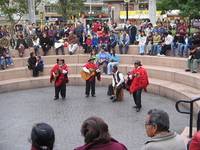 Amphitheater im Kennedy-Park in
                            Lima-Miraflores