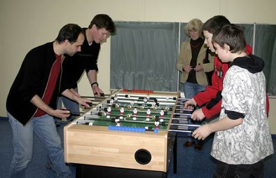 Futbol�n 02 en una secundaria en Lindlar,
                          Westfalia, Alemania