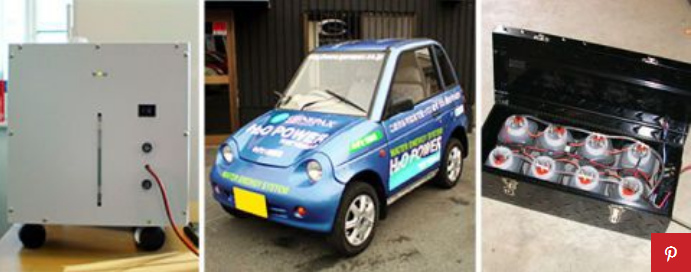 Car
                    converted into a water car