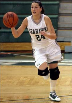 Megan
                Mahoney, wunderbare Frau spielt Basketball