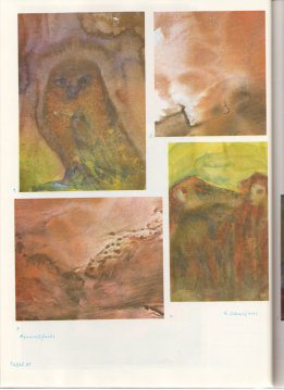 Tafel 47: Tierkunde 13 mit
                          Bilderbucharbeit in Aquarellfarben 01 (9.
                          Schuljahr)