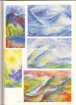 Tafel 68: Schicht�bungen 03 in
                          Bienenwachsfarben