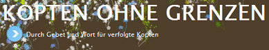 Kopten ohne
                Grenzen online, Logo
