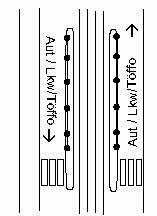 Inseltramstation mit Gel�nder