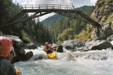 Der Inn in der Schweiz im Engadin, der Inn
              bei Brail